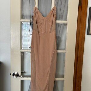 Forever 21 semi-sheer evening dress